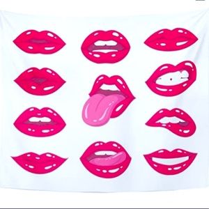Lips Tapestry